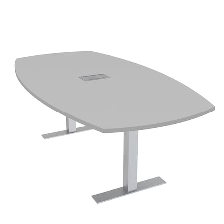 Skutchi Designs 45 in W, 84 in L, 29 in H, Engineered Wood Top, Grey HAR-ABOT-46X84-T-ELEC-XD01